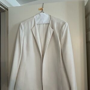 Kasper White Women's Open Blazer